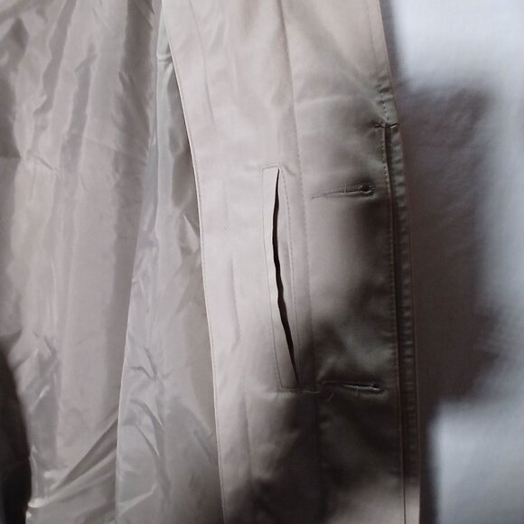 London Fog Men's Trench Coat Size XL Tan Full-Length Button Front Classic Style - Picture 12 of 14